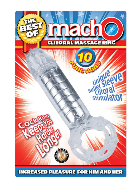 CLITORAL MASSAGE COCK RING