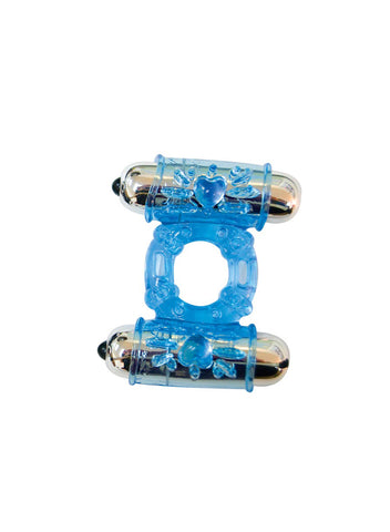DUAL MEGA LOVE BULLET COCK RING