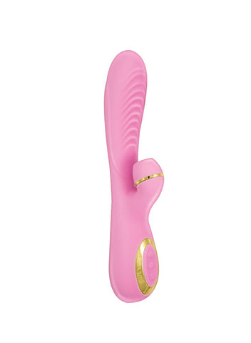 VIBES OF NY RIBBED SUCTION MASSAGER